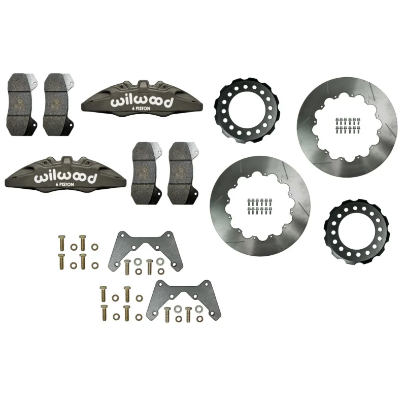 Crane Axle Front Unit Bearing Wilwood 6 Piston Lightweight Brake Kit