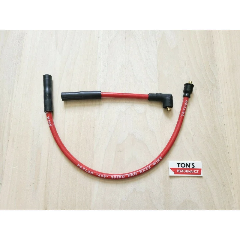 Taylor Replacement 10.4mm Plug Wires Harley Touring 1986 – 2003 Sportster 883  Red / Blue / Black Red