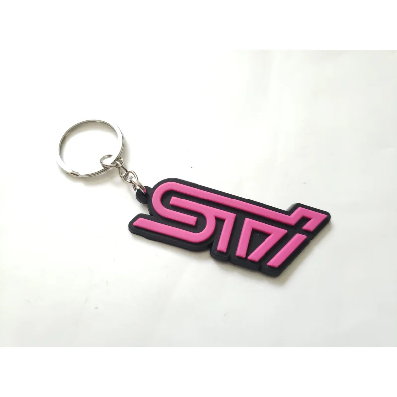 Subaru Impreza WRX STI Rubber Keychain