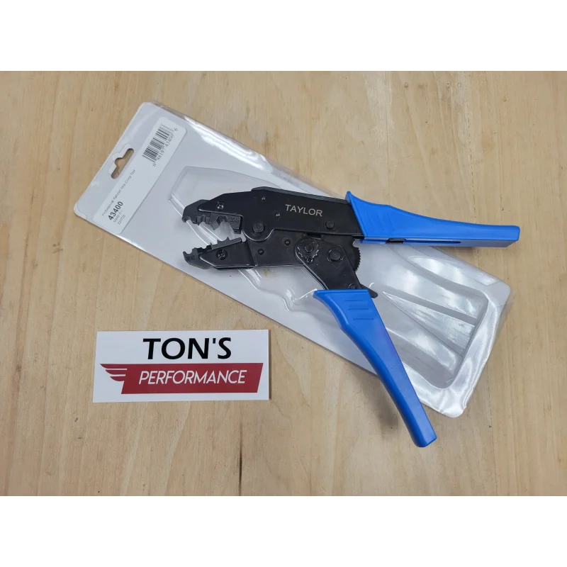 Taylor 43400 Professional Spark Plug Wire Crimping Stripper Tool 8mm 8.5mm Ratcheting