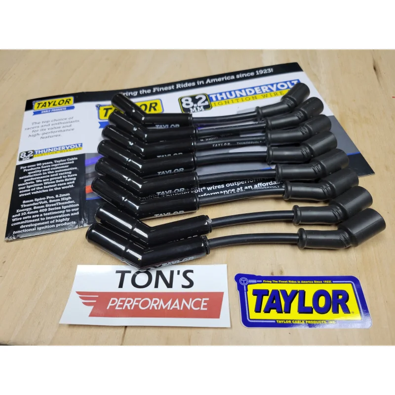 Taylor Ceramic 8.2mm ThunderVolt GM LS Spark plug wires