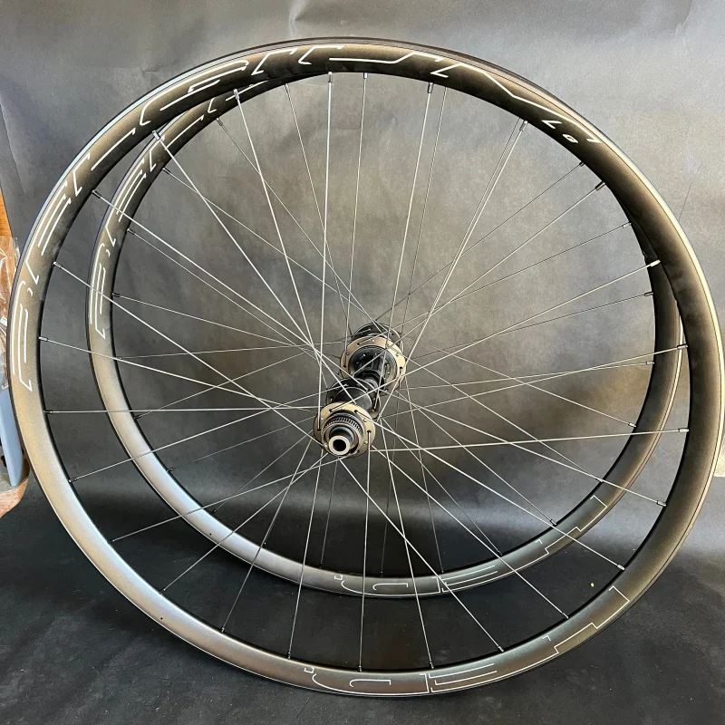 Hed Belgium G rims onto Zipp ZR1 hubs 1540 gram Gravel and Cx wheels