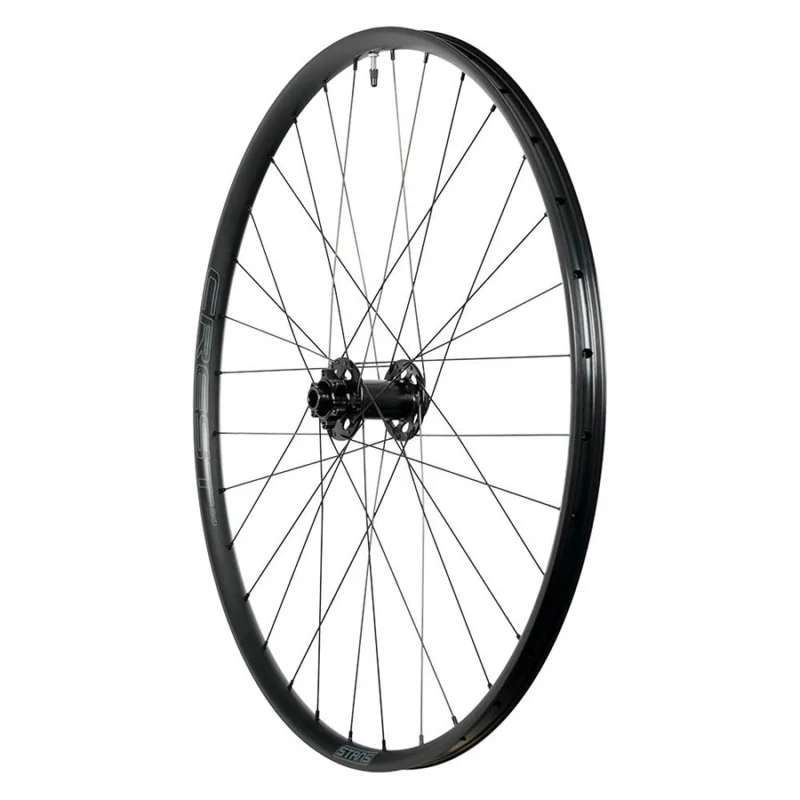 Stans No Tubes, Crest MK4, Wheel, Front, 27.5”, 15x110mm Boost, Disc IS 6-bolt