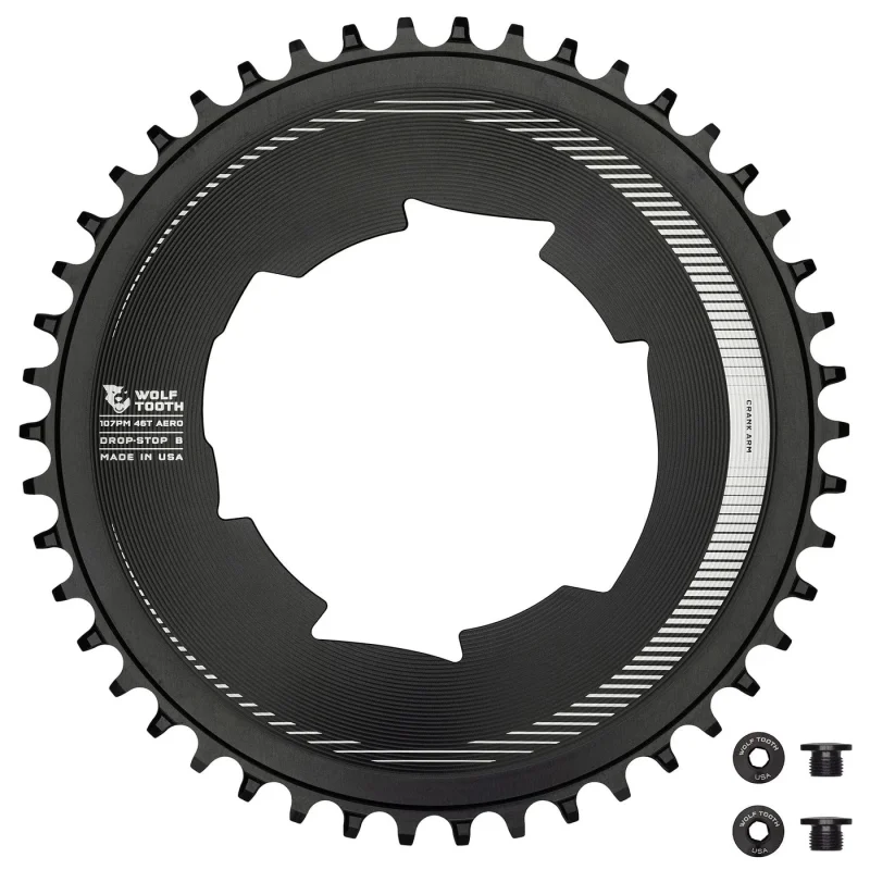 Wolf Tooth Aero 46T 107 BCD Chainrings for SRAM