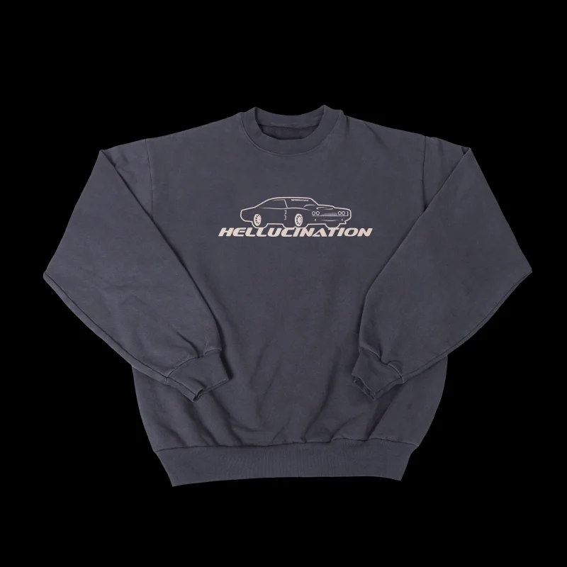 SpeedKore Cartoon Style Hellucination L/S Crew Neck
