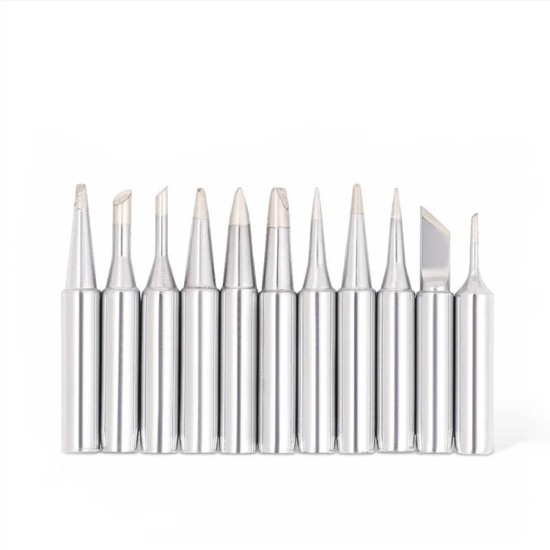 11Pc Lead-Free Soldering Iron Tips Set for Hakko Station – Diverse Sizes, High Compatibility