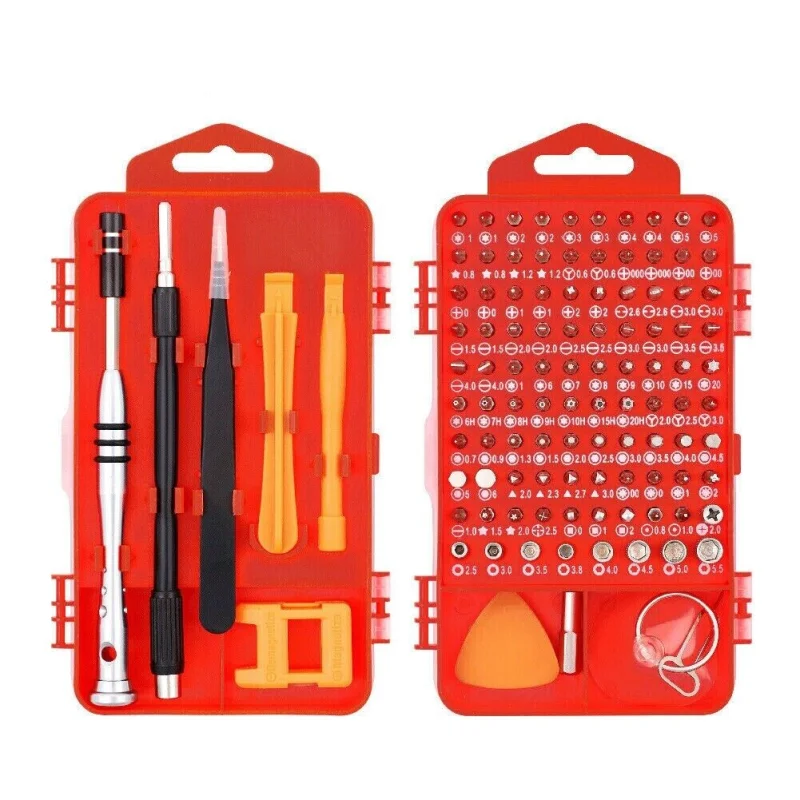 110-in-1 Precision Magnetic Screwdriver Set – Slotted, Phillips, Torx, Non-Slip Repair Tools