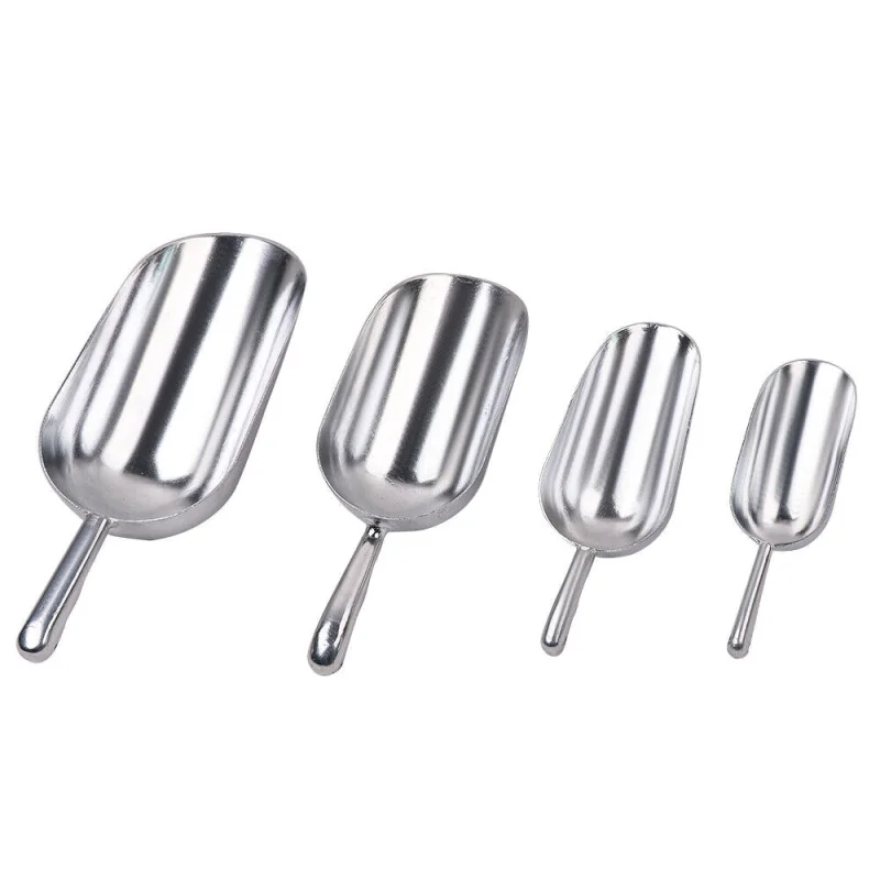 Stainless Steel Ice Scoop – Multi-Purpose Metal Food Scoop in Various Sizes