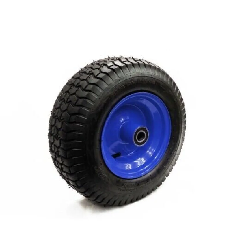 16-inch Heavy-Duty Wheelbarrow Wheel with 25mm Bore Bearings – 6.5-8 Tyre for Trolley and Cart