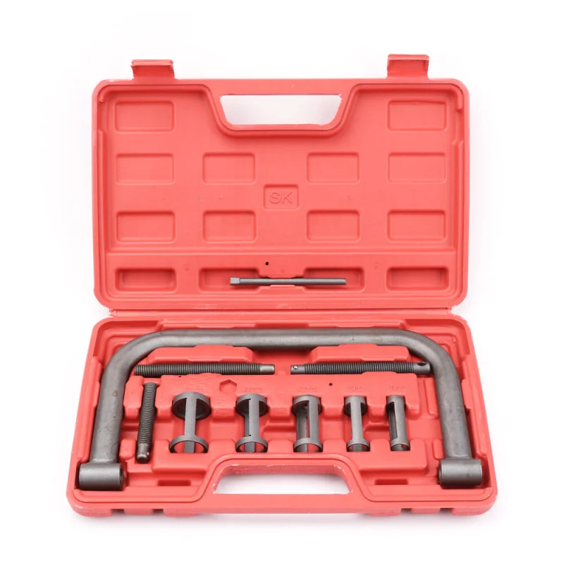 10Pc Valve Spring Compressor Tool Kit for Automotive Engines – Motorcycle & Car Maintenance