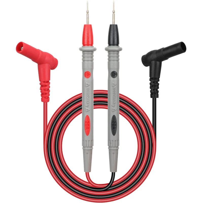 SWANLAKE Multimeter Test Leads Fluke Meter Electrical Alligator Clip Probes 1000V 20A