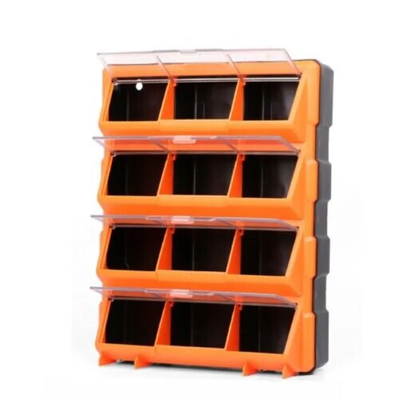 12-Drawer Storage Cabinet – Plastic Organiser Toolbox for Tools, Crafts & Sewing Item