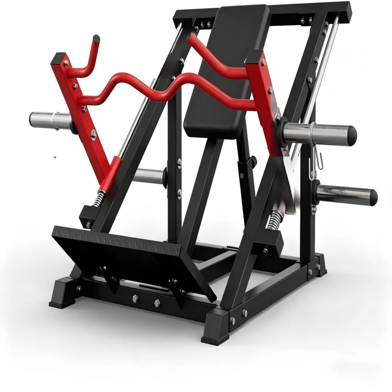 SR06 Linear Row Machine, Plate Loaded Seated Row Trainer with Adjustable Backrest, Multi Grip Handles for Home Gym Back Workout