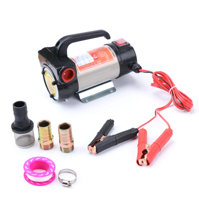 12V Electric Diesel Fuel Transfer Pump Kit  Portable 175W