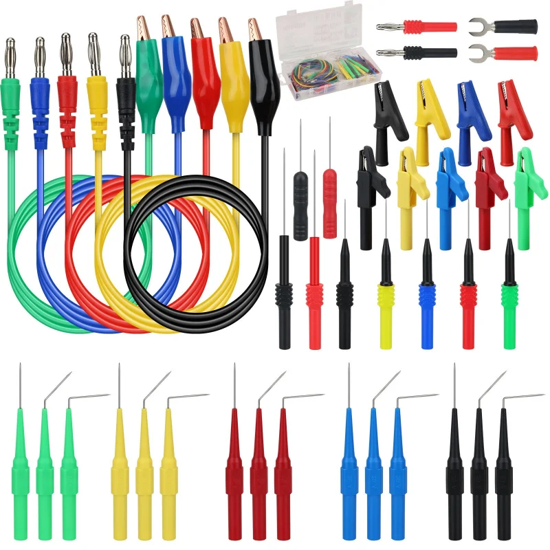 SWANLAKE 43-Piece Back Probe Test Lead Kit for Multimeter