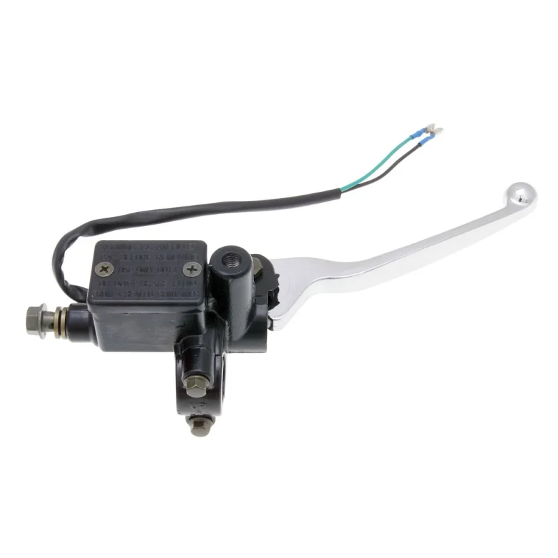 Master cylinder with brake lever