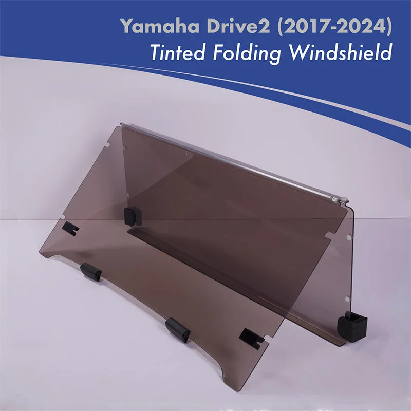 Yamaha Drive2 (2017-2024) Tinted Folding Windshield