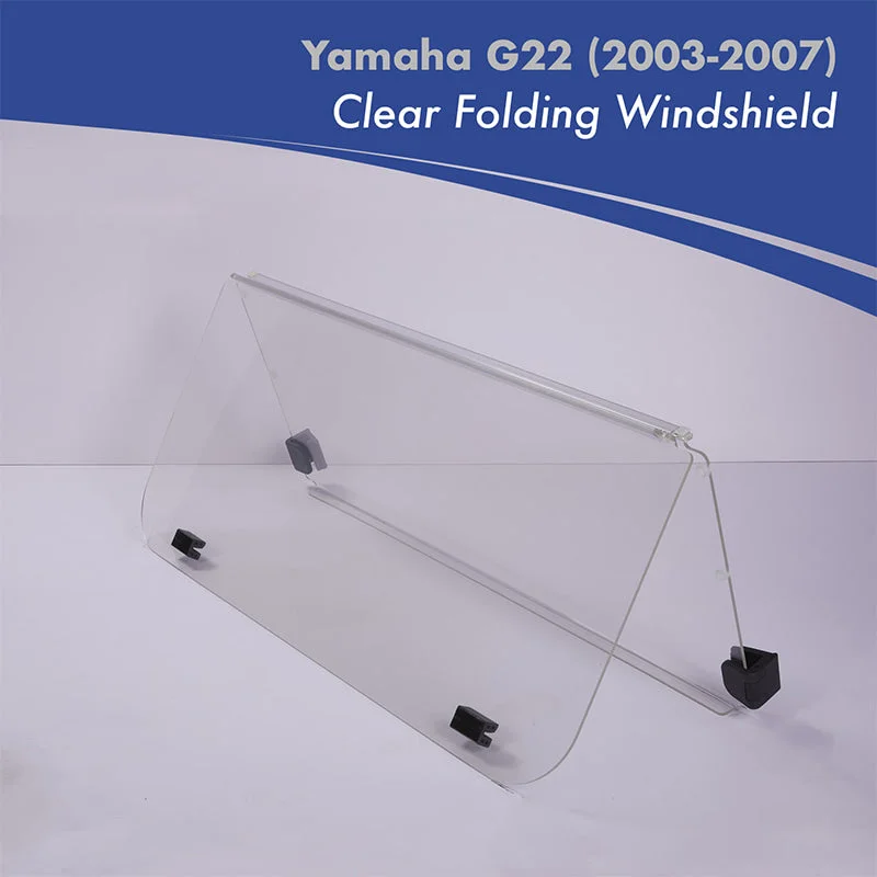 Yamaha G22 (2003-2007) Clear Folding Windshield
