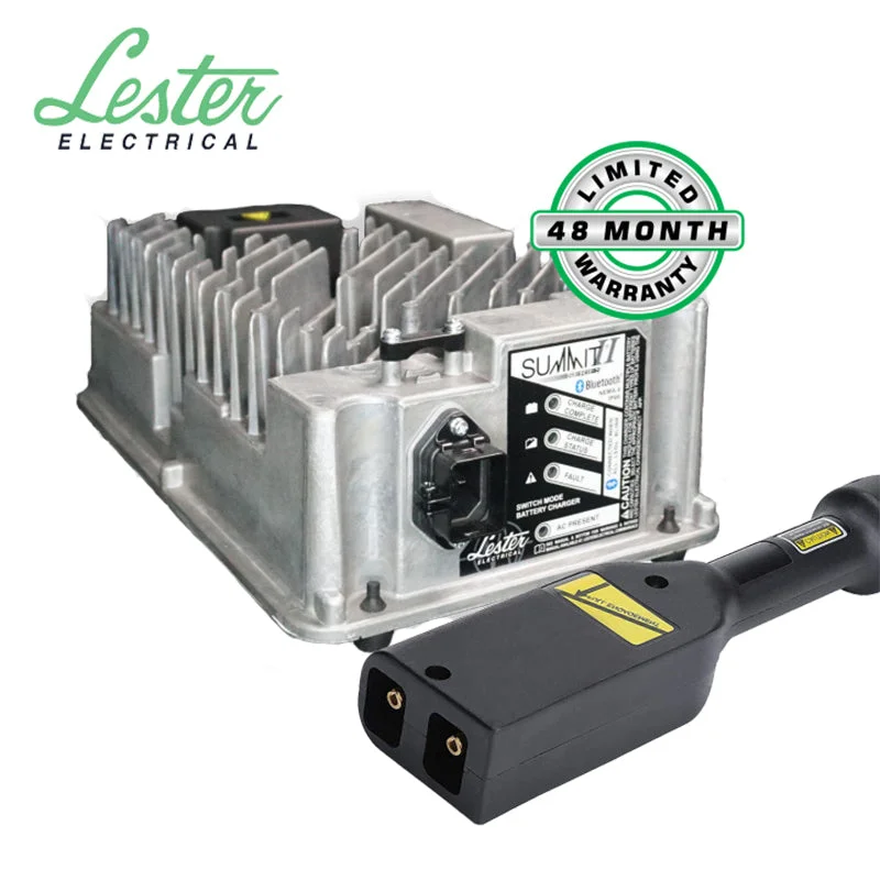 Summit II 650W EZ-GO 36V Battery Charger  18A Powerwise 2-Pin | Lester