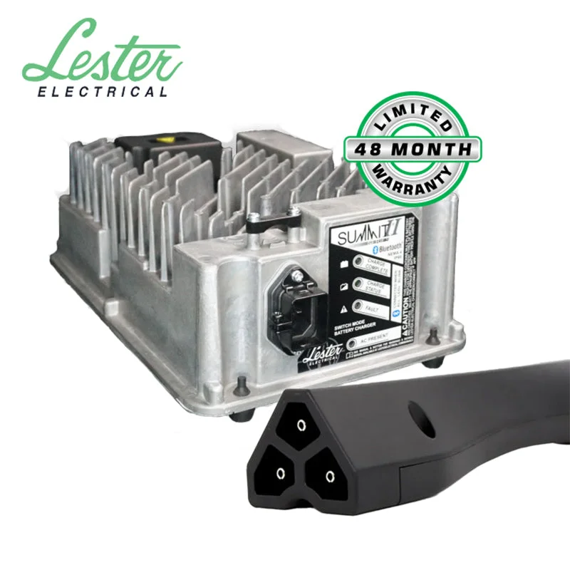 Summit II 650W EZ-GO 48V Battery Charger  13.5A Triangle 3-Pin | Lester